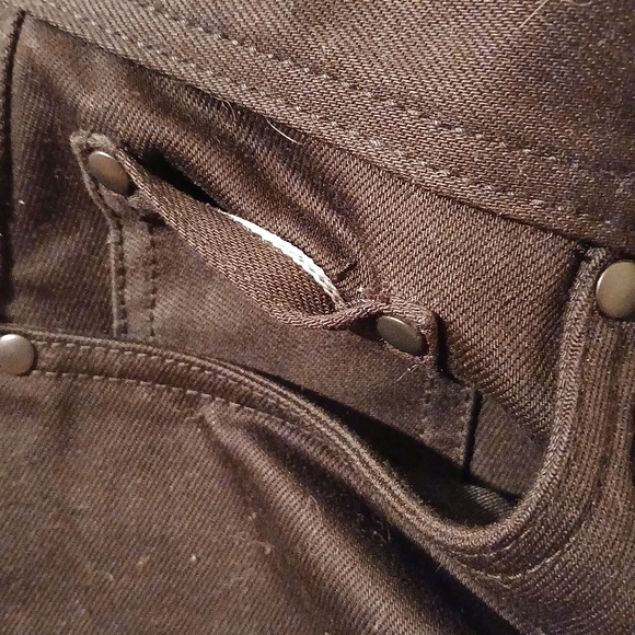 The Unbranded Brand UB355 Straight 12.5oz Black Chinos - Picture 6 of 9